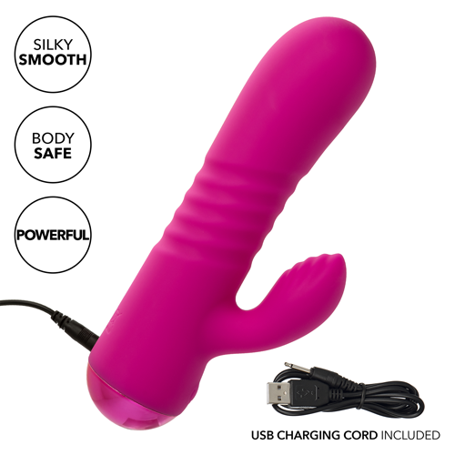 BIG TIME – Ribbed Vibrator with Dual Motors