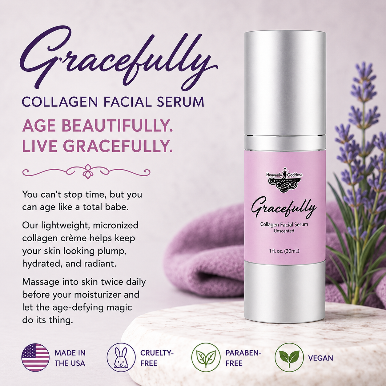 ✨ Gracefully™ Collagen Facial Serum
