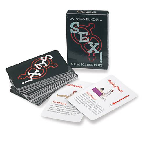 Year of Sex Position Card Deck – 50 Ways to Play
