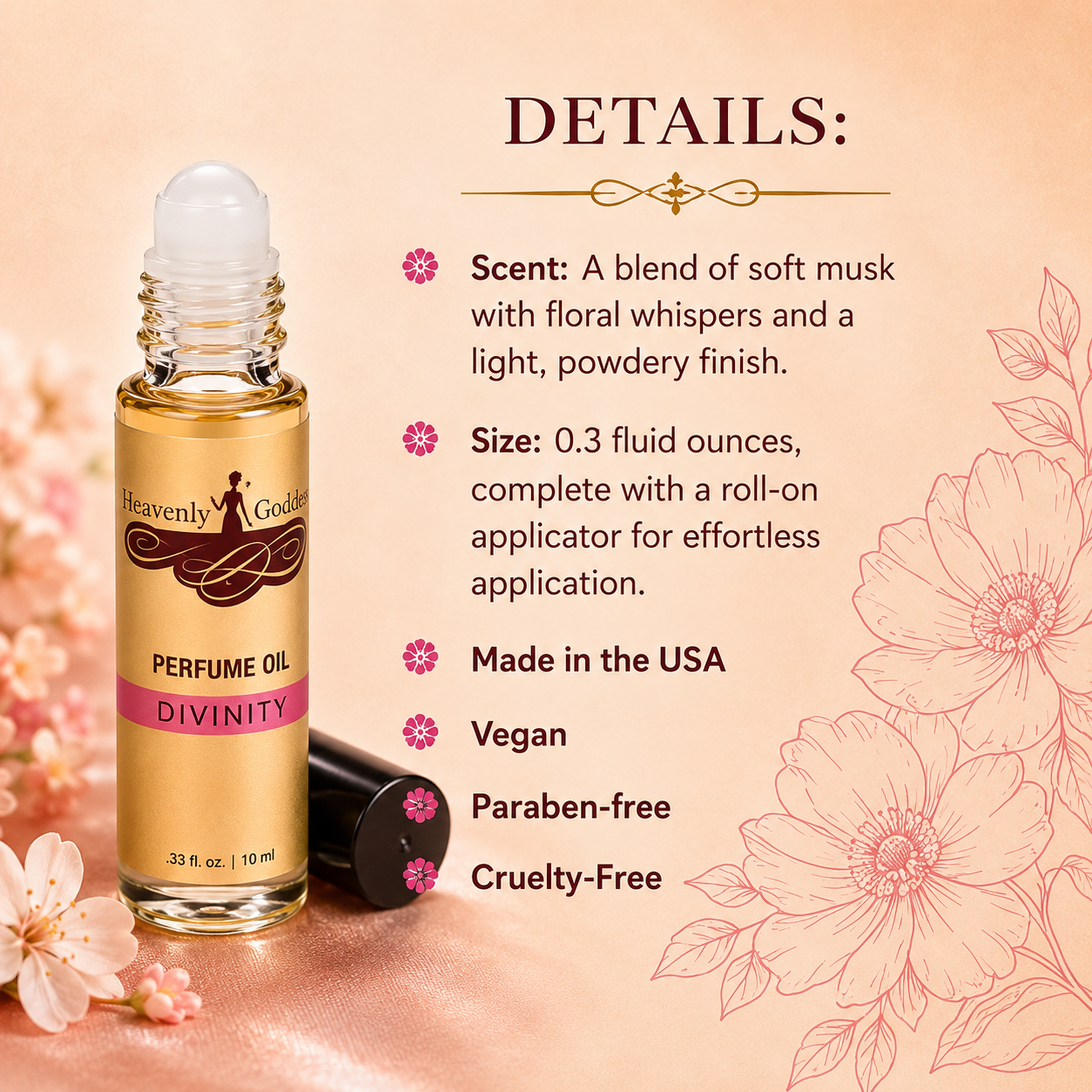 Divinity Perfume Oil – Embrace Your Inner Goddess