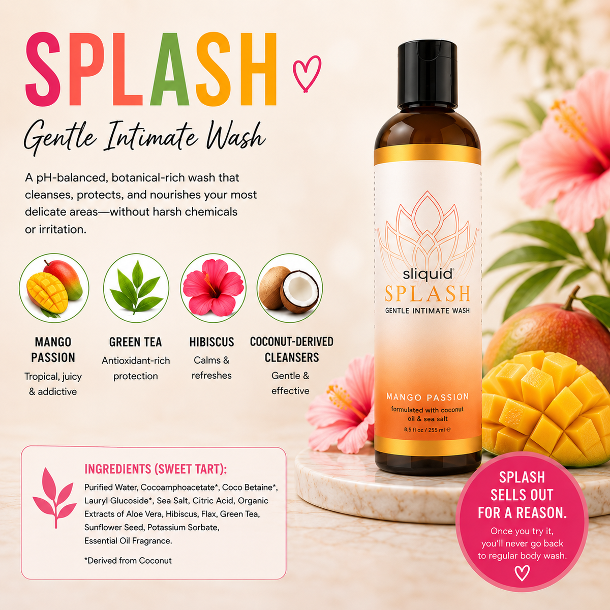 Splash Gentle Intimate Wash 🧼