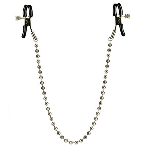 Nipple Clamps with Beaded Chain